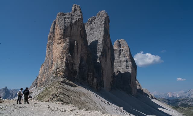 Le Dolomiti da est a ovest