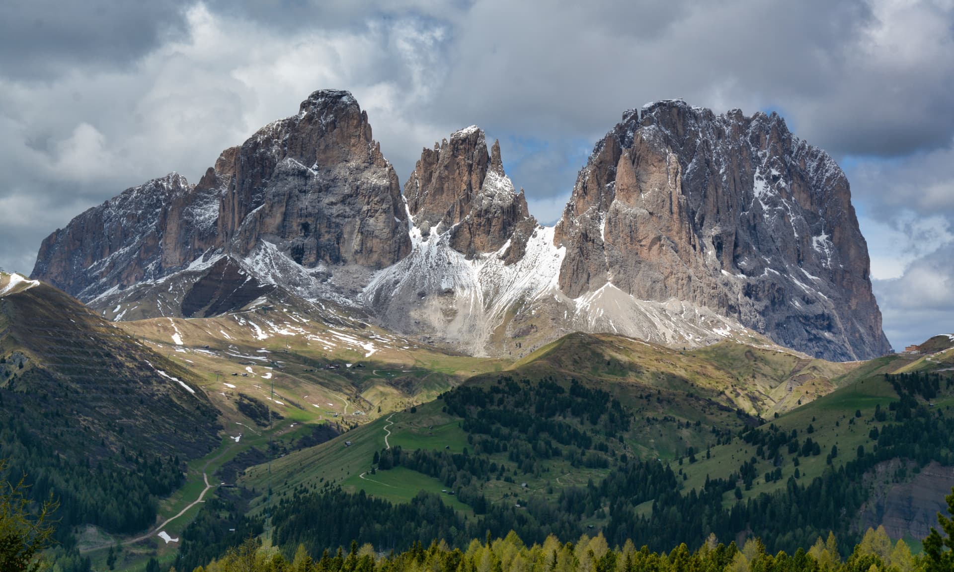 In the centre of the Dolomites