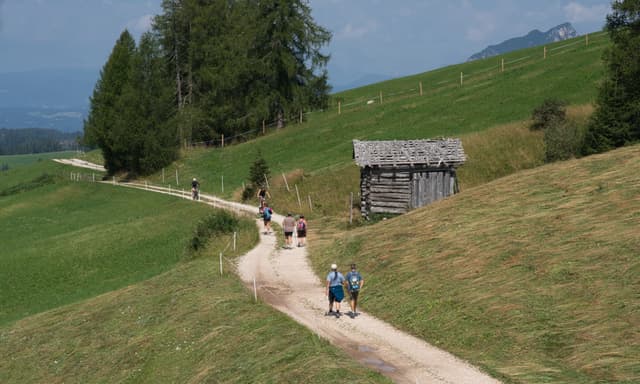 Le Dolomiti da est a ovest
