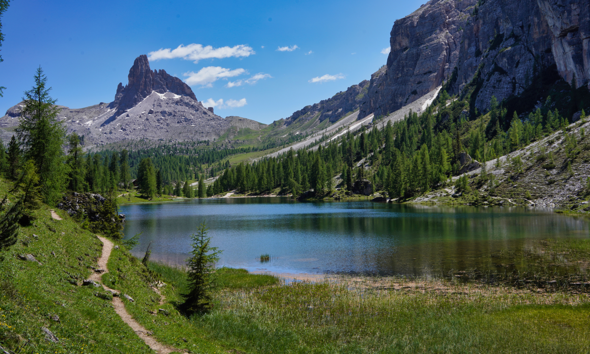 Le Dolomiti da est a ovest